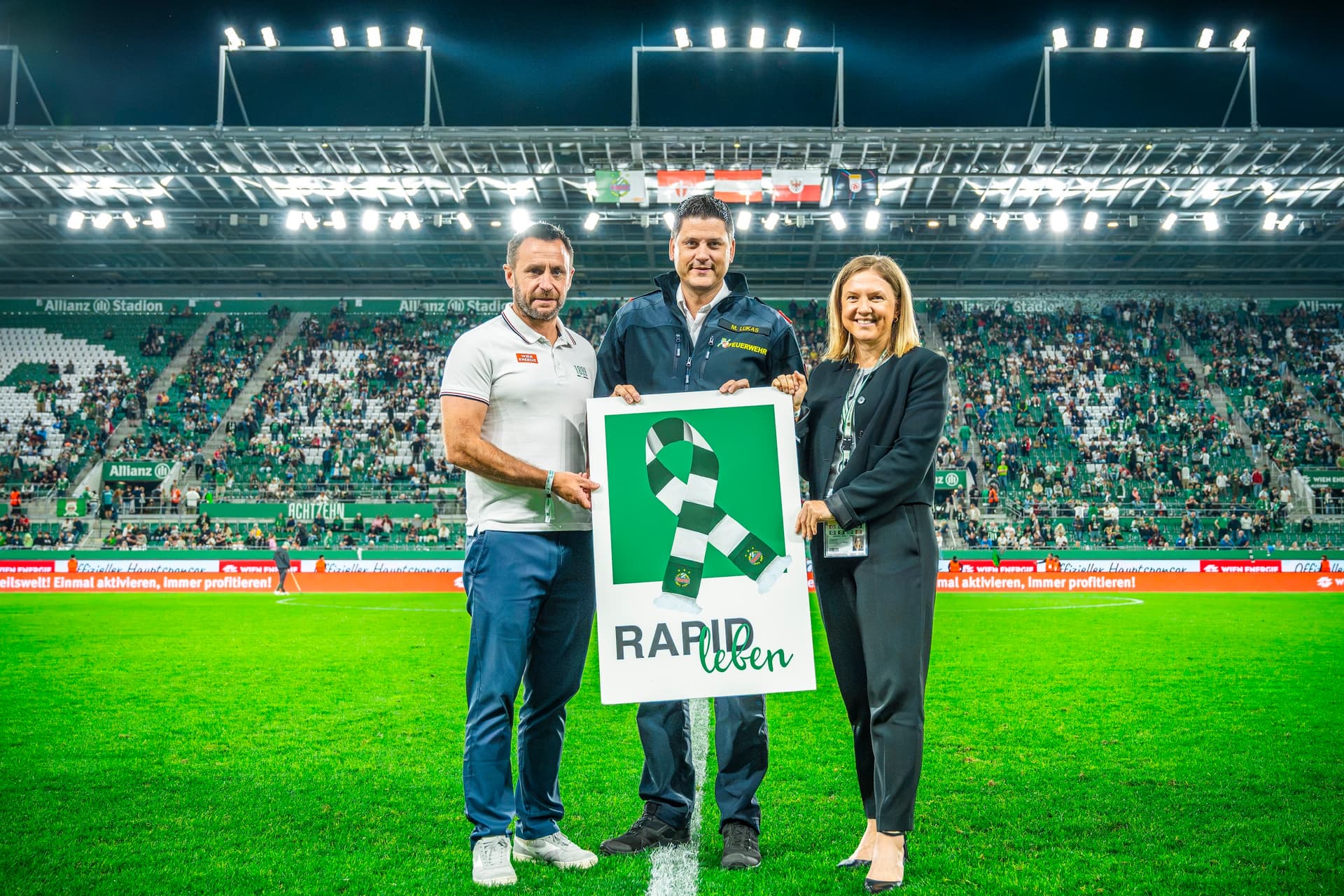 Tag der Feuerwehren beim SK Rapid